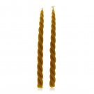 Traditional Wax Havdalah Candle Set with Two Natural Colored Candles
