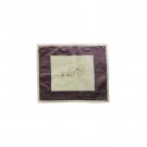 Purple Challah Cover with Gold ‘Shabbat’ and Large Beige Rectangle