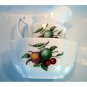 Spode Bone China Fruit Pattern Creamer & Sugar Set