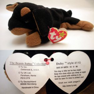 doby beanie baby 1996