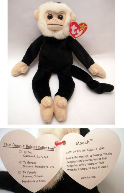 beanie baby monkey mooch