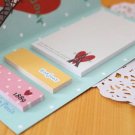 Paris Style Removable Post-it Bookmark Sticker Note Notepad Memo Stationary set ST0015