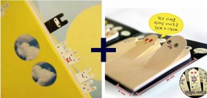 Finger + Rabbit Ninja Bunny JStory Post-it Sticky Memo Sticker Bookmark Note Pad ST0013