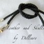 &acirc;�&laquo;LEATHER & SKULLS (II)&acirc;�&laquo; MENS BLACK EYEGLASS SPECTACLES GLASSES CORD HOLDER CHAIN