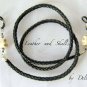 &acirc;�&laquo;LEATHER & SKULLS (II)&acirc;�&laquo; MENS BLACK EYEGLASS SPECTACLES GLASSES CORD HOLDER CHAIN