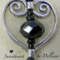 &acirc;�&laquo;SWEETHEART&acirc;�&laquo; BLACK CRYSTAL BEADED GLASSES SPECTACLES EYEGLASS CHAIN HOLDER CORD