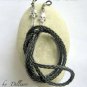 &acirc;�&laquo;LEATHER & SKULLS (I)&acirc;�&laquo; MENS BLACK EYEGLASS SPECTACLES GLASSES CORD HOLDER CHAIN