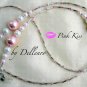 ✫PINK KISS✫ BEADED EYEGLASS GLASSES SPECTACLES CHAIN HOLDER CORD