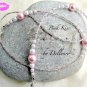 ✫PINK KISS✫ BEADED EYEGLASS GLASSES SPECTACLES CHAIN HOLDER CORD