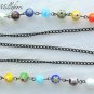 &acirc;�&laquo;9 CHAKRA MILLEFIORI&acirc;�&laquo; EYEGLASS GLASSES SPECTACLES CHAIN HOLDER CORD