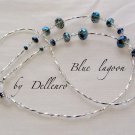 ✫BLUE LAGOON✫ CRYSTAL BEADED EYEGLASS GLASSES SPECTACLES CHAIN HOLDER CORD