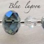 &acirc;�&laquo;BLUE LAGOON&acirc;�&laquo; CRYSTAL BEADED EYEGLASS GLASSES SPECTACLES CHAIN HOLDER CORD