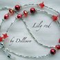 &acirc;�&laquo;LILY RED&acirc;�&laquo; BEADED EYEGLASSES GLASSES SPECTACLES CHAIN  HOLDER CORD