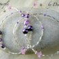 &acirc;�&laquo;LILY PURPLE&acirc;�&laquo; BEADED EYEGLASS GLASSES SPECTACLES CHAIN HOLDER CORD