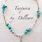 &acirc;�&laquo;TURQUOISE&acirc;�&laquo; HANDCRAFTED GEMSTONE ANKLE CHAIN ANKLET ANKLE BRACELET