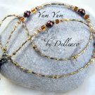 **YUM YUM**   BEADED EYEGLASS  GLASSES  SPECTACLES CHAIN HOLDER .