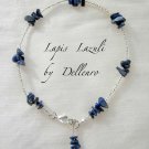 ✫LAPIS LAZULI✫ BLUE GEMSTONE ANKLE CHAIN ANKLET ANKLE BRACELET choose size