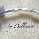 ✫AMETHYST✫ PURPLE HANDCRAFTED BEADED GEMSTONE ANKLET ANKLE CHAIN ANKLE BRACELET