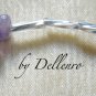 &acirc;�&laquo;AMETHYST&acirc;�&laquo; PURPLE HANDCRAFTED BEADED GEMSTONE ANKLET ANKLE CHAIN ANKLE BRACELET
