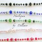 ✫ HARLEQUIN ✫ HANDCRAFTED ANKLE CHAIN ANKLET ANKLE BRACELET (colour choice)