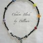 &acirc;�&laquo;9 CHAKRA BLACK&acirc;�&laquo; HANDCRAFTED GEMSTONE ANKLET ANKLE CHAIN ANKLE BRACELET