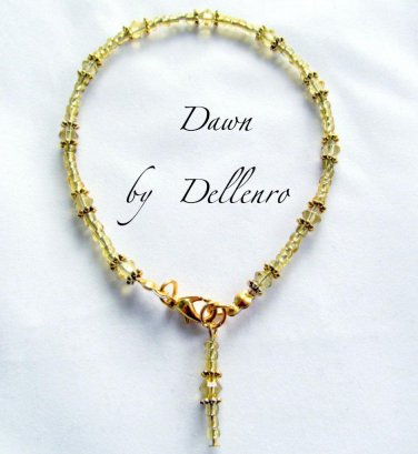 &acirc;�&laquo; DAWN &acirc;�&laquo; GOLDEN BEADED ANKLE CHAIN BRACELET ANKLET All sizes