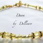 &acirc;�&laquo; DAWN &acirc;�&laquo; GOLDEN BEADED ANKLE CHAIN BRACELET ANKLET All sizes