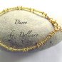 &acirc;�&laquo; DAWN &acirc;�&laquo; GOLDEN BEADED ANKLE CHAIN BRACELET ANKLET All sizes