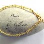 &acirc;�&laquo; DAWN &acirc;�&laquo; GOLDEN BEADED ANKLE CHAIN BRACELET ANKLET All sizes