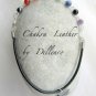 &acirc;�&laquo;9 CHAKRA LEATHER&acirc;�&laquo; HANDCRAFTED ANKLET ANKLE BRACELET ANKLE CHAIN
