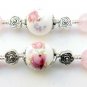 &acirc;�&laquo;ROSE QUARTZ&acirc;�&laquo; PINK GEMSTONE HANDCRAFTED FIVE DECADE ROSARY (GIift boxed
