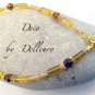 &acirc;�&laquo; DECO &acirc;�&laquo; HANDCRAFTED GLASS ANKLE CHAIN ANKLET ANKLE BRACELET (Colour choice)