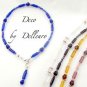 &acirc;�&laquo; DECO &acirc;�&laquo; HANDCRAFTED GLASS ANKLE CHAIN ANKLET ANKLE BRACELET (Colour choice)