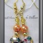 &acirc;�&laquo;CLOISONNE EARRINGS&acirc;�&laquo; BEAUTIFUL HANDCRAFTED DANGLE DROP EARRINGS