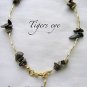 &acirc;�&laquo;TIGERS EYE&acirc;�&laquo; BEADED ANKLE CHAIN ANKLET ANKLE BRACELET (Size menu below)