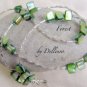 &acirc;�&laquo;FOREST&acirc;�&laquo; GREEN SHELL BEADED EYEGLASSES GLASSES SPECTACLES CHAIN  HOLDER CORD