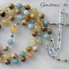✫GEMSTONES✫ BEAUTIFUL HANDCRAFTED ROSARY (GIFT BOXED)