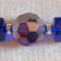 &acirc;�&laquo;ROYAL BLUE&acirc;�&laquo; BEADED EYEGLASS GLASSES SPECTACLES CHAIN HOLDER CORD