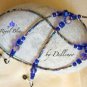 ✫ROYAL BLUE✫ BEADED EYEGLASS GLASSES SPECTACLES CHAIN HOLDER CORD