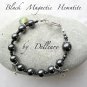 â«BLACK MAGNETIC HEMATITEâ« UNISEX ROSARY BRACELET