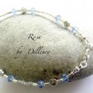 ✫ ROSA ✫ HANDCRAFTED CRYSTAL ANKLE CHAIN ANKLET ANKLE BRACELET (Colour choice)