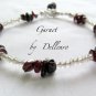 &acirc;�&laquo;GARNET&acirc;�&laquo; HANDCRAFTED DEEP RED GEMSTONE ANKLET ANKLE CHAIN ANKLE BRACELET