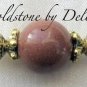 â«GOLDSTONEâ« HANDCRAFTED GEMSTONE ROSARY (GIFT BOXED)