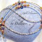 ~GOLD CLOISONNE~ BEADED EYEGLASSES SUNGLASSES SPECTACLES HOLDER CORD