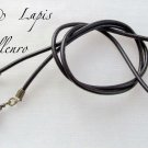 ✫LEATHER & LAPIS LAZULI✫ EYEGLASS GLASSES SPECTACLES CHAIN HOLDER  HOLDER CORD