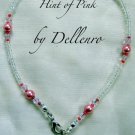 ✫HINT OF PINK✫ PRETTY HANDCRAFTED ANKLE CHAIN ANKLET ANKLE BRACELET