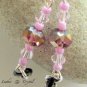 &acirc;�&laquo; LEATHER & CRYSTAL &acirc;�&laquo; EYEGLASSES SPECTACLES GLASSES CHAIN HOLDER CORD