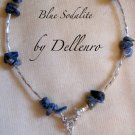 ✫SODALITE✫ HANDCRAFTED GEMSTONE ANKLE CHAIN ANKLET ANKLE BRACELET