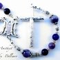 &acirc;�&laquo;AMETHYST&acirc;�&laquo; PURPLE GEMSTONE HANDCRAFTED FIVE DECADE  ROSARY (GIFT BOXED)