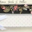 ✫JAPANESE GARDEN✫ PRETTY BRONZE PLATED  CHARM BRACELET (Gift boxed)